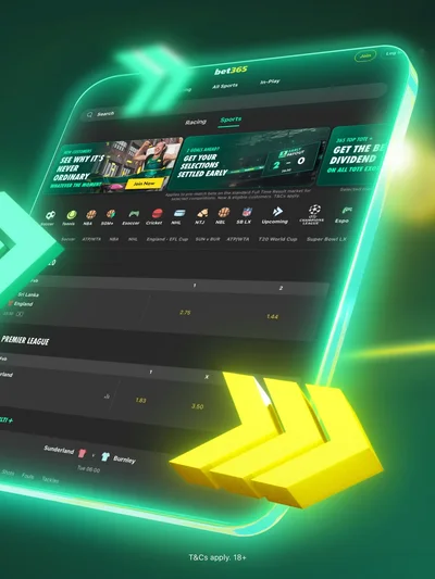 Official bet365 - Sports Betting iPad screenshot 8