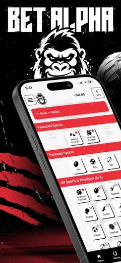 Official Bet Alpha - Sports Betting iPhone screenshot 1