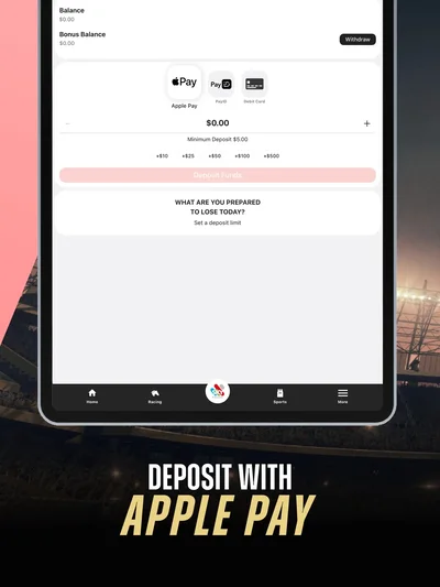 Official BetDeluxe Online Betting App iPad screenshot 15