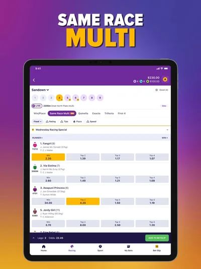 Official BetLocal – Online Betting App iPad screenshot 12