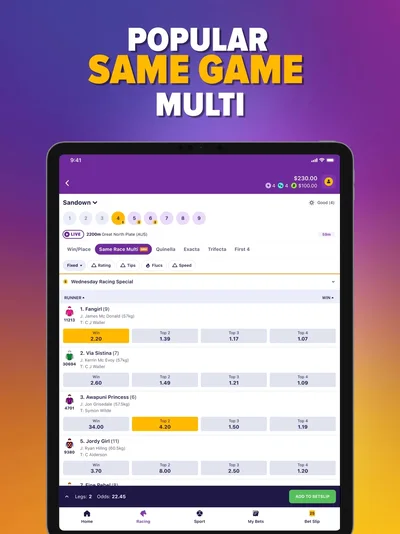 Official BetLocal – Online Betting App iPad screenshot 16