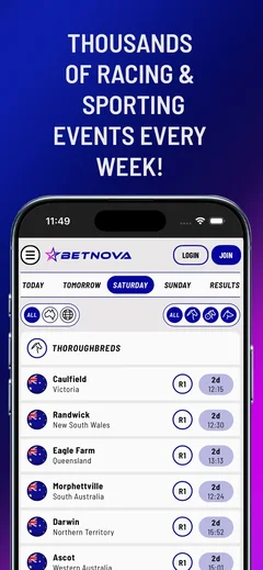 Official BetNova iPhone screenshot 1