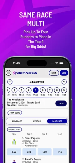 Official BetNova iPhone screenshot 3