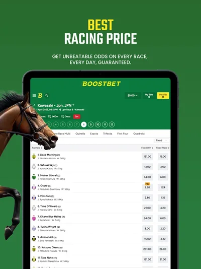 Official BoostBet iPad screenshot 10