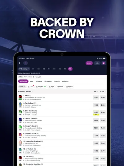 Official CrownBet - Sports Betting App iPad screenshot 8