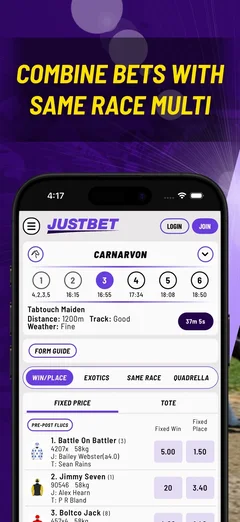 Official JustBet iPhone screenshot 3