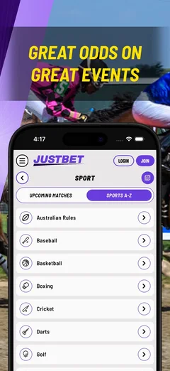 Official JustBet iPhone screenshot 4