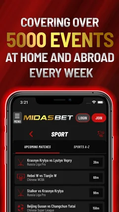 Official MidasBet iPhone screenshot 4