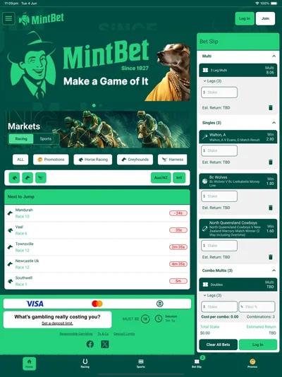 Official MintBet iPad screenshot 6