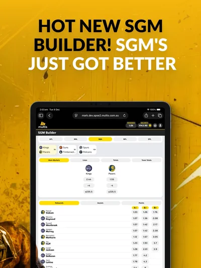 Official multis - New Betting App iPad screenshot 17