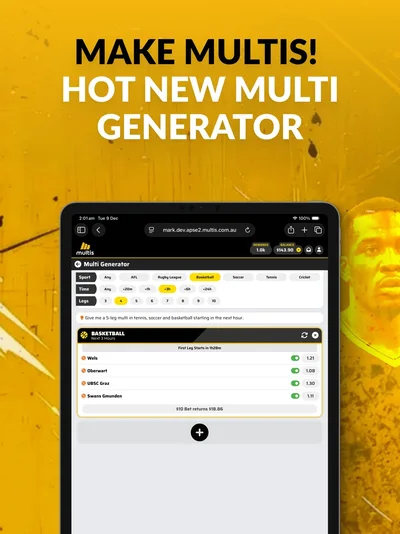 Official multis - New Betting App iPad screenshot 18