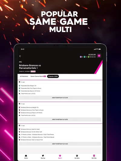 Official Next2Go - Online Betting App iPad screenshot 14
