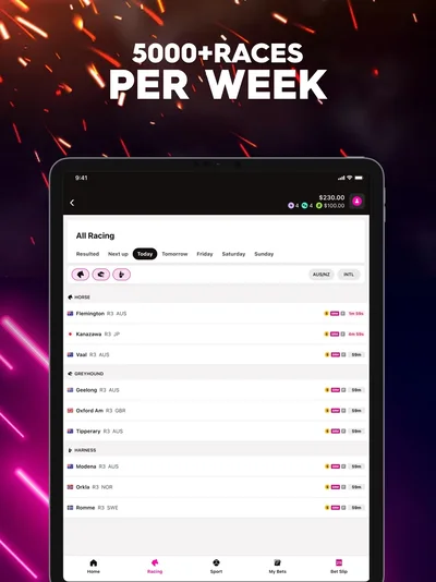 Official Next2Go - Online Betting App iPad screenshot 16