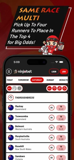 Official NinjaBet iPhone screenshot 2