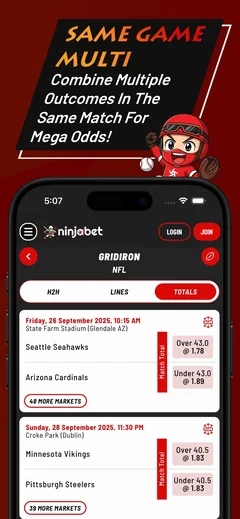 Official NinjaBet iPhone screenshot 4