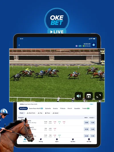 Official OKEBET - Racing&Sports Betting iPad screenshot 11