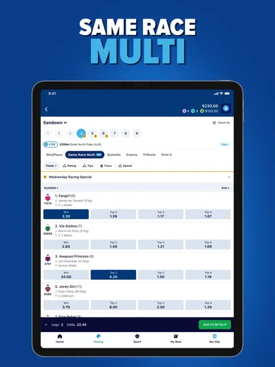 Official OKEBET - Racing&Sports Betting iPad screenshot 12