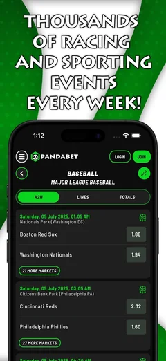 Official PandaBet iPhone screenshot 1