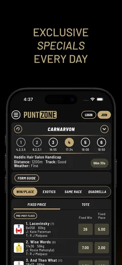 Official PuntZone iPhone screenshot 1