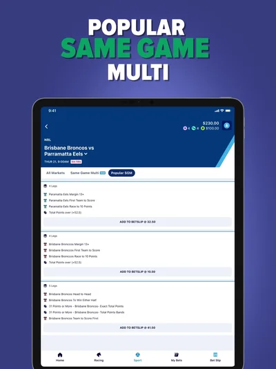 Official ReadyBet - Online Betting iPad screenshot 18