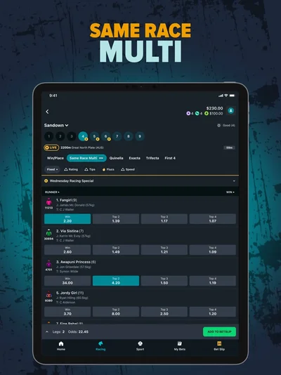 Official Realbookie - Online Betting iPad screenshot 14