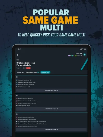 Official Realbookie - Online Betting iPad screenshot 16
