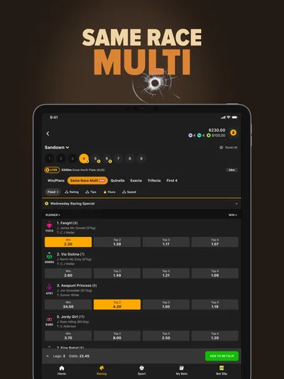 Official WishBet iPad screenshot 14