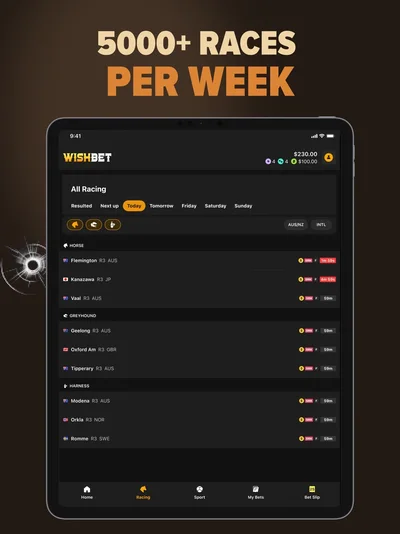 Official WishBet iPad screenshot 18