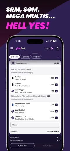 Official YesBet - Sports Betting App iPhone screenshot 5